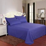 Hotel bedding white bed sheet 100% Cotton Solid color Flat sheet - Image 28
