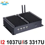 Fanless mini pc industrial computer with USB 3.0 4*COM HDMI Intel Celeron C1037U C1007U Core i5 3317U Windows 11 Linux - Image 2