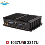 Fanless mini pc industrial computer with USB 3.0 4*COM HDMI Intel Celeron C1037U C1007U Core i5 3317U Windows 11 Linux - Image 4