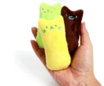 1 Pc Random Color Catnip Cat Toys Pillow Interactive Cat Toy Catnip Pet Supplies Pillow Thumb Teeth Grinding Bite Mint Cat Toy - Image 5