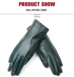 Simple leather gloves women,colored genuine women's leather gloves,women's genuine leather gloves,sheepskin women's gloves -2225 - Image 25