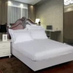 Hotel bedding white bed sheet 100% Cotton Solid color Flat sheet - Image 18