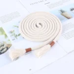 fashion women braided belts rope for dresses tassel waist belt female Twist weaving knot belt cotton string - Image 7