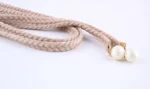 ladies pearl knitted Braided belts for women Twist weaving waist knot rope female cotton string strap - Image 28