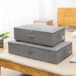 Foldable Under Bed Bags Shoes Quilts Storage Box Organizer Large Capacity Thick Breathable Underbed Cloth Storage Bag Container - Image 13