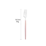 Dinnerware Pink Silver Silverware Cutlery Set Stainless Steel Luxury Flatware Home Fork Spoon Knife Kitchen Dinner Set Drop ship - Image 9