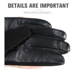 High-end Winter gloves multicolor leather gloves,High-grade sheepskin women's leather gloves simple design Women's gloves-2008 - Image 48
