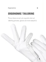 Fashion White Leather Gloves Comfortable Leather Gloves Women Top Grade Women's Leather Gloves Keep Warm Winter Gloves-2226D - Image 15