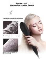 Hair Straightener Brush Ceramic Fast Straightening Heating Hot Comb Women's Smoothing Brush Styling Tool Curling Iron - Image 13