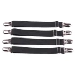 4pcs/set Elastic Bed Sheet Strip Fastener Bed Sheet Grippers Belt Adjustable Mattress Cover Blankets Holder Bed Sheet Set - Image 14