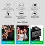 Video Camera 4K Digital Camcorder Professional, Ordro AC3 YouTube Blogger Vlog Cameras Filmadora with Microphone 64GB SD Card - Image 19