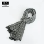Brand Scarf Luxury Designer Color Contract Muffler Fringed Tassel Cotton Scarves For Male Spring Classic Cachecol Shawl YG369 - Image 13