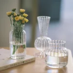 Glass Vase Transparent Flower Vase Flowers Bottle Hydroponics Plant Flower Vases Wedding Desktop Home Decor Florero Mother's Day - Image 2