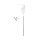Dinnerware Pink Silver Silverware Cutlery Set Stainless Steel Luxury Flatware Home Fork Spoon Knife Kitchen Dinner Set Drop ship - Image 8