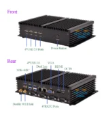 Fanless mini pc industrial computer with USB 3.0 4*COM HDMI Intel Celeron C1037U C1007U Core i5 3317U Windows 11 Linux - Image 13