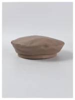 USPOP Autumn Winter Hats Women Berets Solid color PU Leather Beret Hat Rose red Berets - Image 23