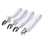 4pcs/set Elastic Bed Sheet Strip Fastener Bed Sheet Grippers Belt Adjustable Mattress Cover Blankets Holder Bed Sheet Set - Image 11