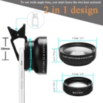Professional HD phone Camera Lens Kit 0.45X Wide Angle 12.5x Macro smartphone Lens Mobile Phone lenses for xiaomi mi a1 - Image 14