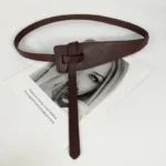 Designer Belts For Women High Quality Knot Soft Pu Leather Long Waistband Female Waist Wide Coat Corset Belt Cummerbunds - Image 2