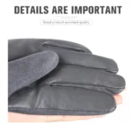 High-end Winter gloves multicolor leather gloves,High-grade sheepskin women's leather gloves simple design Women's gloves-2008 - Image 37