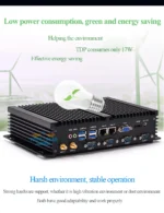 Fanless mini pc industrial computer with USB 3.0 4*COM HDMI Intel Celeron C1037U C1007U Core i5 3317U Windows 11 Linux - Image 15