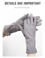 High-end Winter gloves multicolor leather gloves,High-grade sheepskin women's leather gloves simple design Women's gloves-2008 - Image 29