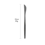 Dinnerware Set Matte Black Knife Fork Dessert Spoon Tableware Cutlery Set Stainless Steel Silverware Flatware Kitchen Dinner Set - Image 9