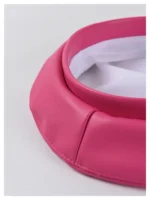 USPOP Autumn Winter Hats Women Berets Solid color PU Leather Beret Hat Rose red Berets - Image 43