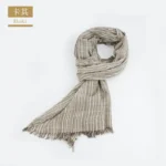 Brand Scarf Luxury Designer Color Contract Muffler Fringed Tassel Cotton Scarves For Male Spring Classic Cachecol Shawl YG369 - Image 10