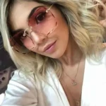 3PCS Square Rimless Sunglasses Women Luxury Brand Designer Summer Red Glasses Fashion Sun glasses For Men UV400 Shades Oculos - Image 8
