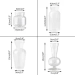 Glass Vase Transparent Flower Vase Flowers Bottle Hydroponics Plant Flower Vases Wedding Desktop Home Decor Florero Mother's Day - Image 6