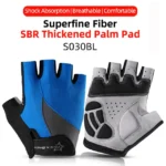 ROCKBROS Cycling Gloves Breathable Shockproof Bike Gloves Summer Half Finger Gloves MTB Mountain Bicycle Gloves Sports Gloves - Image 21