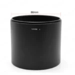 Telephoto Lens Metal Straight Lens Hood 58mm 62mm 67mm 72mm 77mm 82mm 86mm 95mm 105mm with Filter Front Thread length 78mm