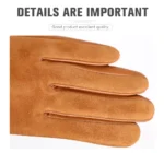 High-end Winter gloves multicolor leather gloves,High-grade sheepskin women's leather gloves simple design Women's gloves-2008 - Image 27