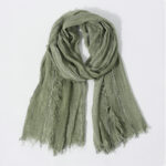 2025 New men's Scarf Vertical Stripe Scarves Light Weight Head Scarves Fashion Fringe Scarves - Image 19