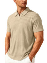 Men's Trendy Polo Shirt Summer Solid Color Short Sleeve Casual Fashion T-shirt  Style Versatile Knit Top - Image 16