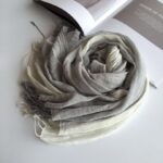 Fashion Men's Cotton And Linen Striped Brown Scarf  Long Shawl Japanese Unisex Style Fashion Scarves - Image 23