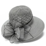 European & American Elegant Knitted Hats Solid Color Big Brim Sun Hat Women Outdoor UV Protection Bucket Hats for Mom - Image 20