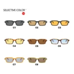 Women's Square Sunglasses 2024 New Sunglasses Fashion Sunglasses Street Photography Sunglasses Trendy Fashion - Image 3