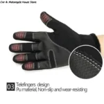 1Pair winter Motorcycle gloves, Ski gloves,cycling gloves,touch screen gloves, riding and mountaineering gloves - Image 4