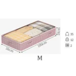 1Pc Under Bed Storage Containers, Large Capacity Underbed Storage Bags Organizer, Thick Fabric Storage Bins with Clear Window - Image 7