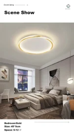 Modern LED Room Decoration Ring Ceiling Light Living Room Bedroom Dining Room Ceiling Lamp Indoor Lighting Decorative Lamps - Image 21