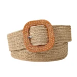 Trend Bohemian Braided Belts for Women Summer Patchwork Straw Woven Belt Wide Waistband Fashion Female Waist Belt - Image 22