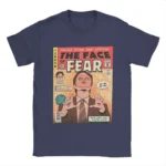 Men T-Shirts The Office Face Fear Dwight Fun Pure Cotton Tees Short Sleeve T Shirt Round Collar Clothes New Arrival - Image 11