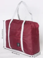 Foldable Travel Duffel Bag for Airlines Carry on Bag for Women and Girls Lightweight Large Capacity Sports Weekend Trip Overnigh - Image 13