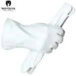Touch Screen Leather Gloves, High-End Leather Gloves Women, Genuine Leather Winter Gloves, Keep Warm Women's Leather Gloves-2226 - Image 8