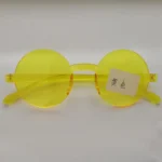 Festival Fashion Sunglasses Circular Sunglasses Trendy Ocean Sunglasses Colorful Sunglasses For Parties Candy-Colored Glasses - Image 27