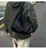 Outdoor Portable Crossbody Bags for Men and Women Commuter Waterproof Youth Shoulder Bag Solid Color Lightweight Female Tote - Image 10