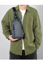 Crossbody Bag Fashionable Large Capacity Waterproof Lightweight Leisure Soft Comfortable Men Single Shoulder Bags - Image 34