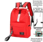Fashion trend backpack backpack for men and women junior high school high school student bag large capacity korean version of th - Image 14